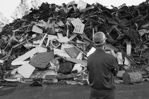 Garage clearance process in a Turnham Green property